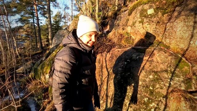 Прогулка на Ладожские шхеры зимой, серия 3