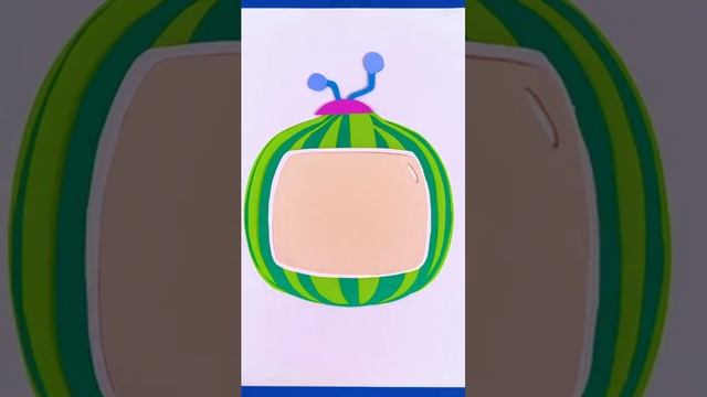 How To Create CoComelon Logo! 🍉🎨 CoComelon Paper Craft DIY! #shorts #cocomelon