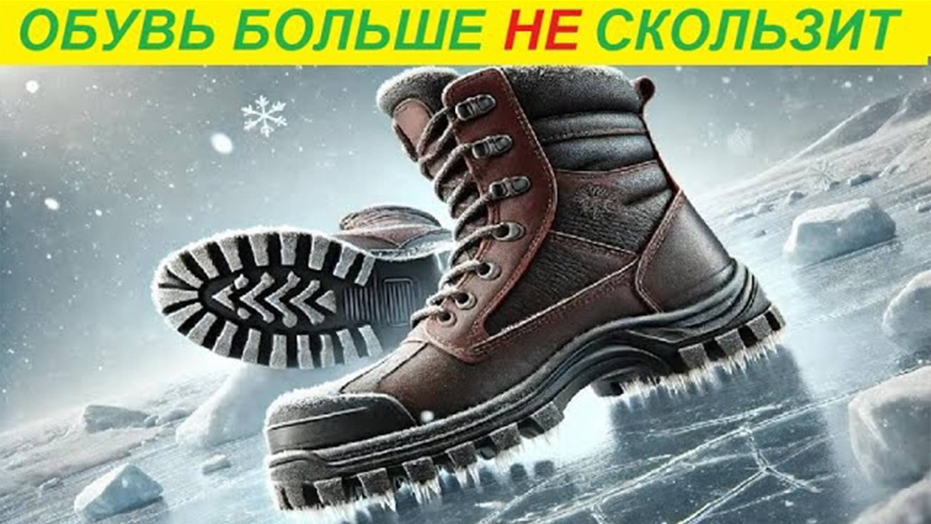 Простой способ сделать подошву не скользкой !!! Лайфаки для зимы !!