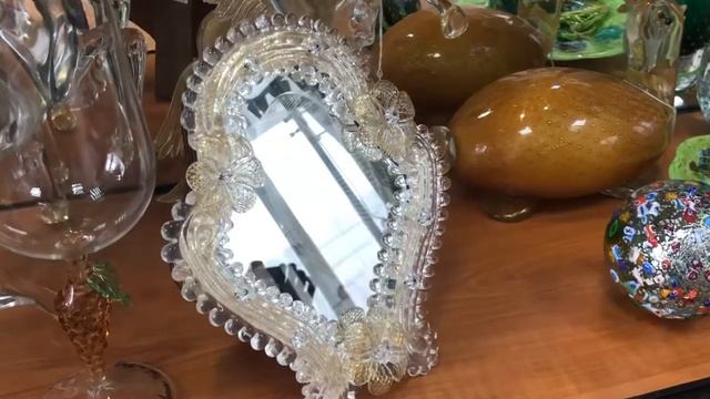 Зеркало из муранского стекла. Интернет-магазин муранского стекла LUCHSHIYPODAROK.RU