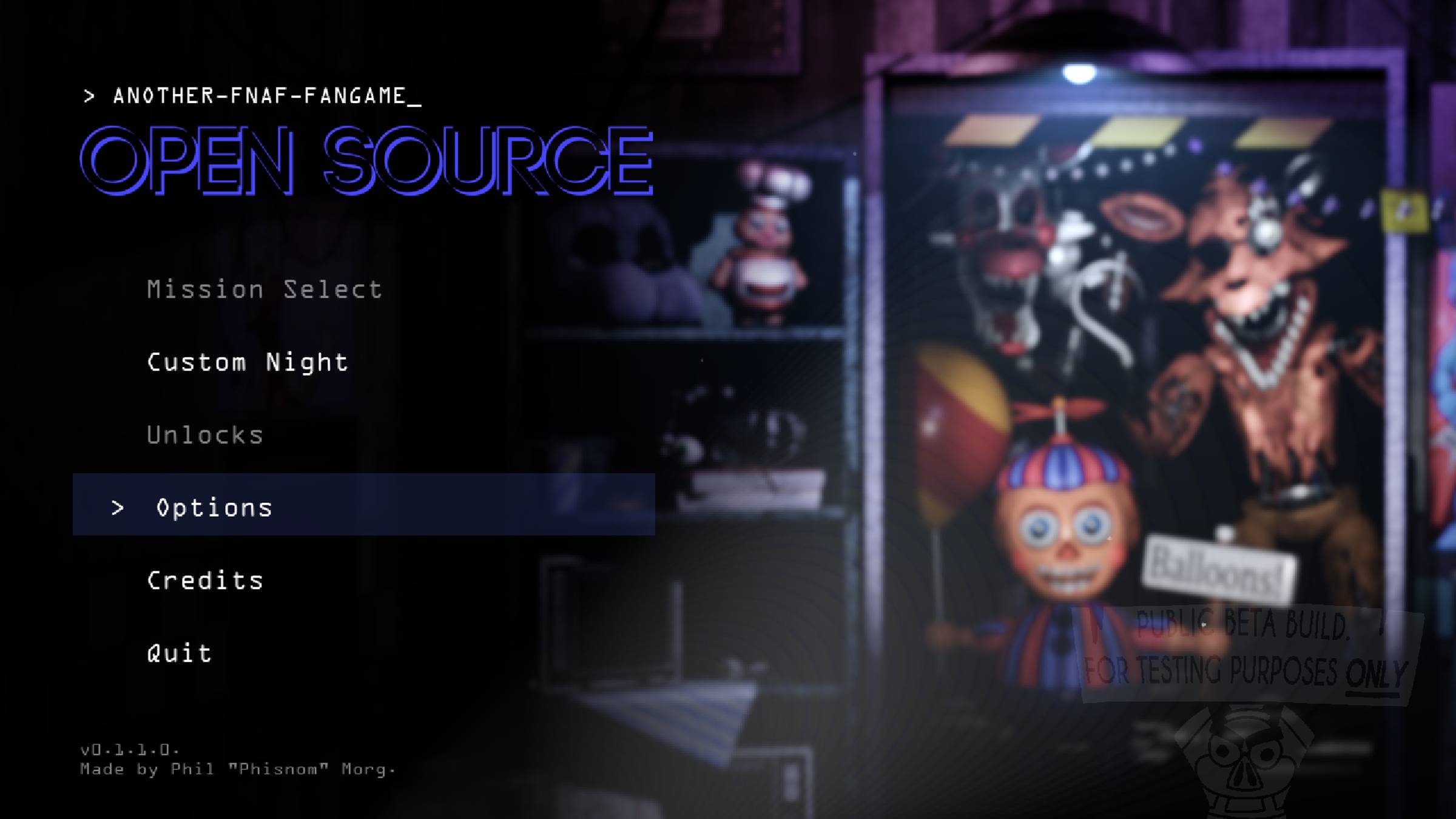 Играем во FNAF 2 +