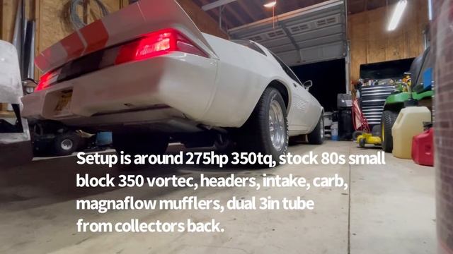 1981 Camaro Cold Start Stockish 5.7L