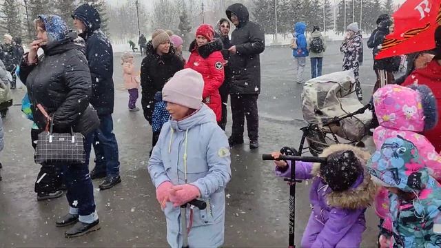 День Победы Сквер имени Ремизова В В Посёлок Пангоды Надымский район 9 Мая 2024г