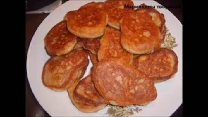 Оладьи на картофельных дрожжах