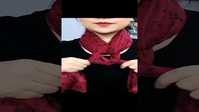 Как завязать шарфик