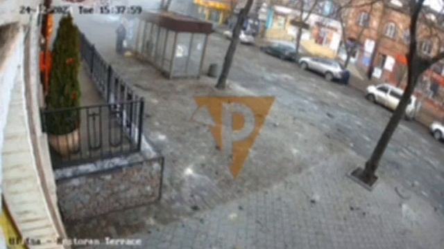 Момент взрыва в Кривом Роге