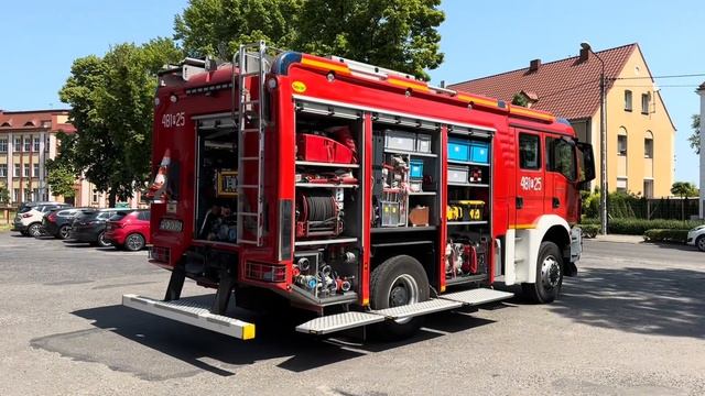 Prezentacja: 481[P]25 GCBA 5,4/32 MAN TGM 18.320 z JRG Kościan | Ciężki gaśniczy od firmy BOCAR