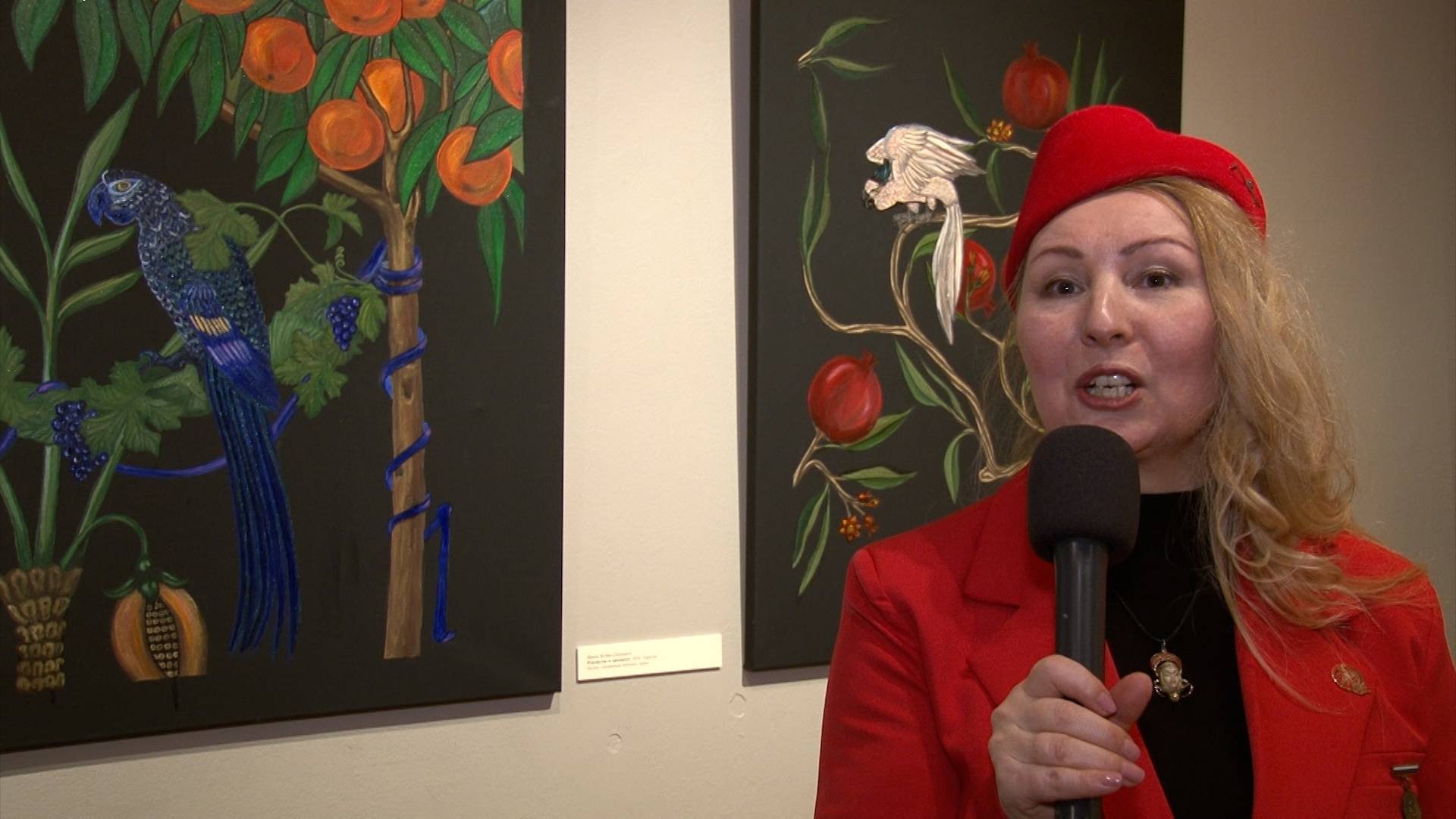 Выставка "Рождественская палитра" Куратор Ирина Попович ВИДЕОРЕПОРТАЖ КАНАЛ МОСКОВИТ TV-MIX