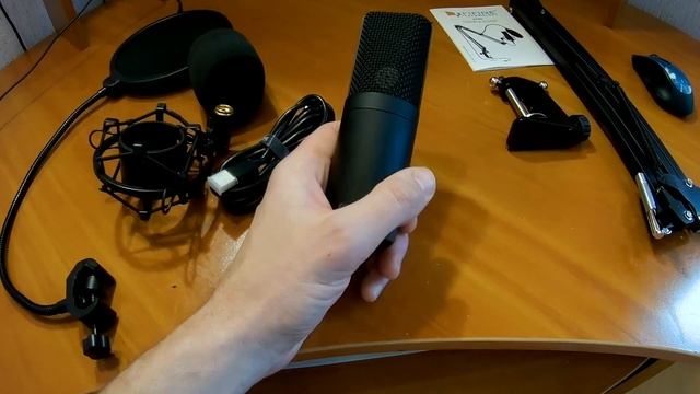 USB Микрофон FIFINE K780 для блогера  распаковка, обзор, тест речи и вокала