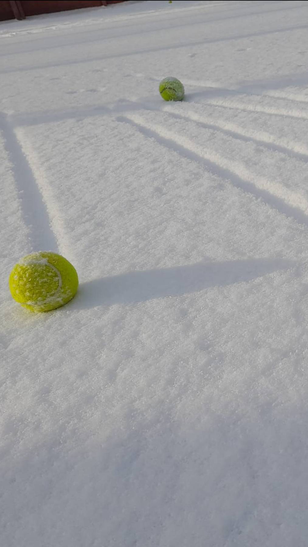 Лапта - тренировка зимой