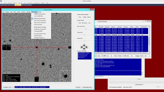 (2023-01-28) 2023 BU Constructing a Lightcurve