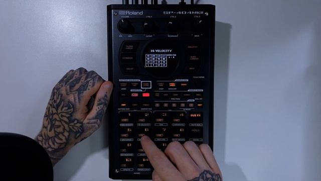 Roland SP-404 MKII Tutorial Series 25 - 16 Velocity Mode