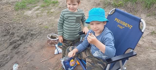 На рыбалку с папой