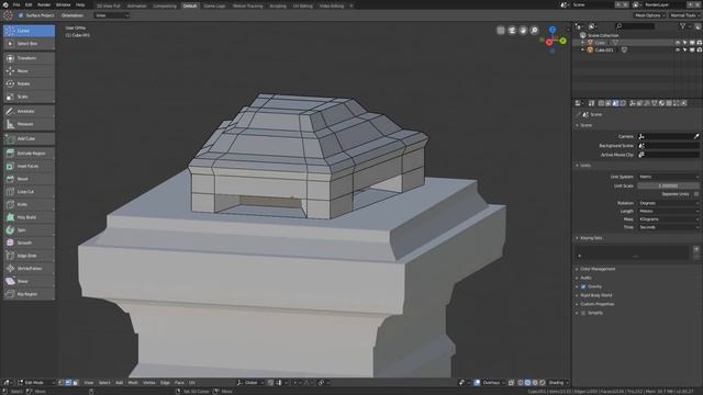 32_Making an Architectural Asset (Blender 2.8) Tutorial p.1 Modeling