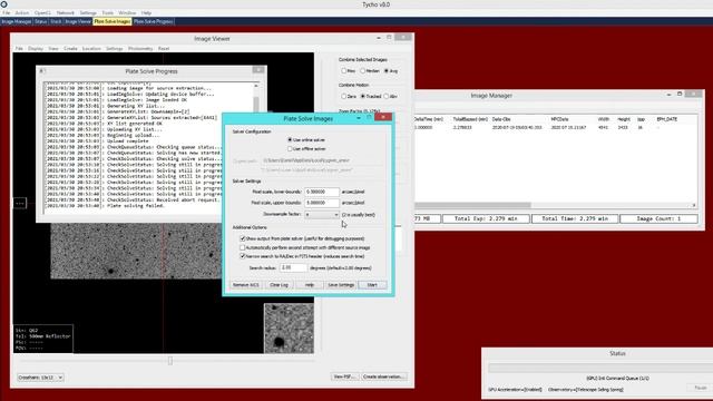 (2021-03-31) Tutorial Using the Plate Solver