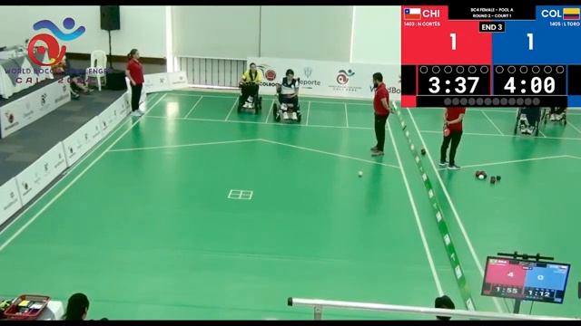 Бочча Calí World Boccia Challenger 10.10.2024. Наядет Кортес VS Лауры Торо 🇨🇴 (BC4)