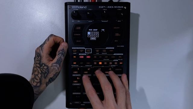 Roland SP-404 MKII Tutorial Series 22 - Mute Groups