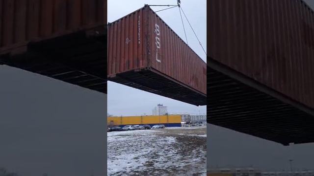 Выгрузка контейнера 40 футов Челябинск