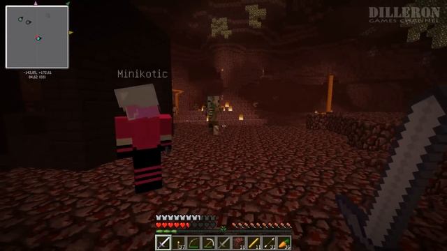 ч.22 Minecraft Vanilla hard Lp - Охота на скелетов иссушителей