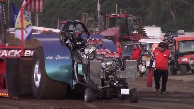 Супермодифицированный трактор Tractor Pulling! 2022 OSTPA Pickaway County Fair Pull!