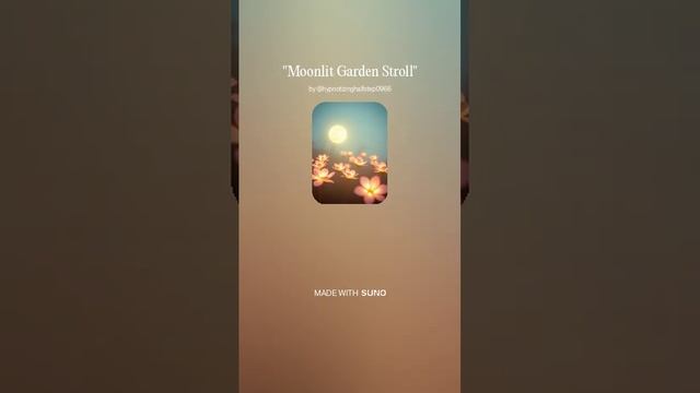 Lo-fi. Moonlit Garden Stroll