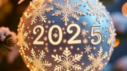 встречаем новый 2025 год