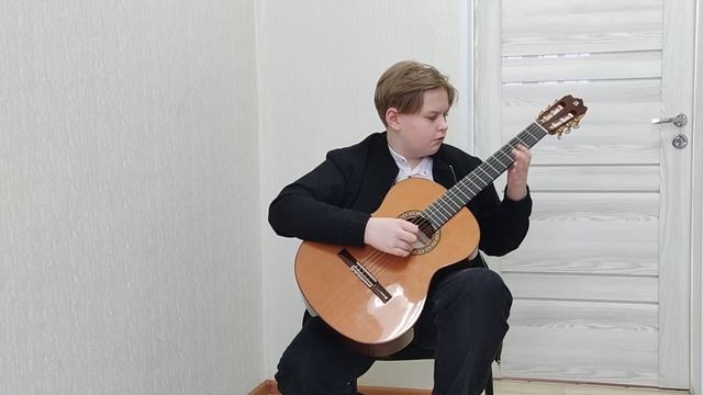 "След дождя" О.Копенков исп.Герк Владимир Нововаршавская ДШИ.