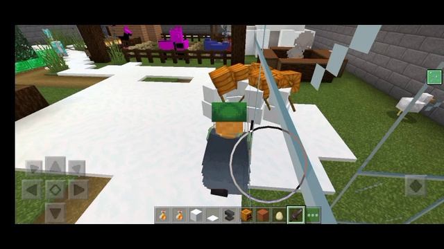 minecraft 🥰 зимний биом в обычном ерунда