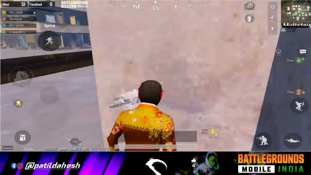RUSH BUT NO CHICKEN DINNER | BGMI | #indiakabattlegrounds #livefromindia #patildaheshlive