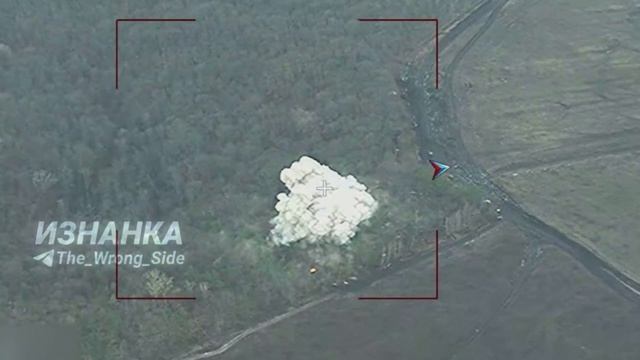 Кадры объективного контроля удара двумя ракетами комплекса «Искандер-М»