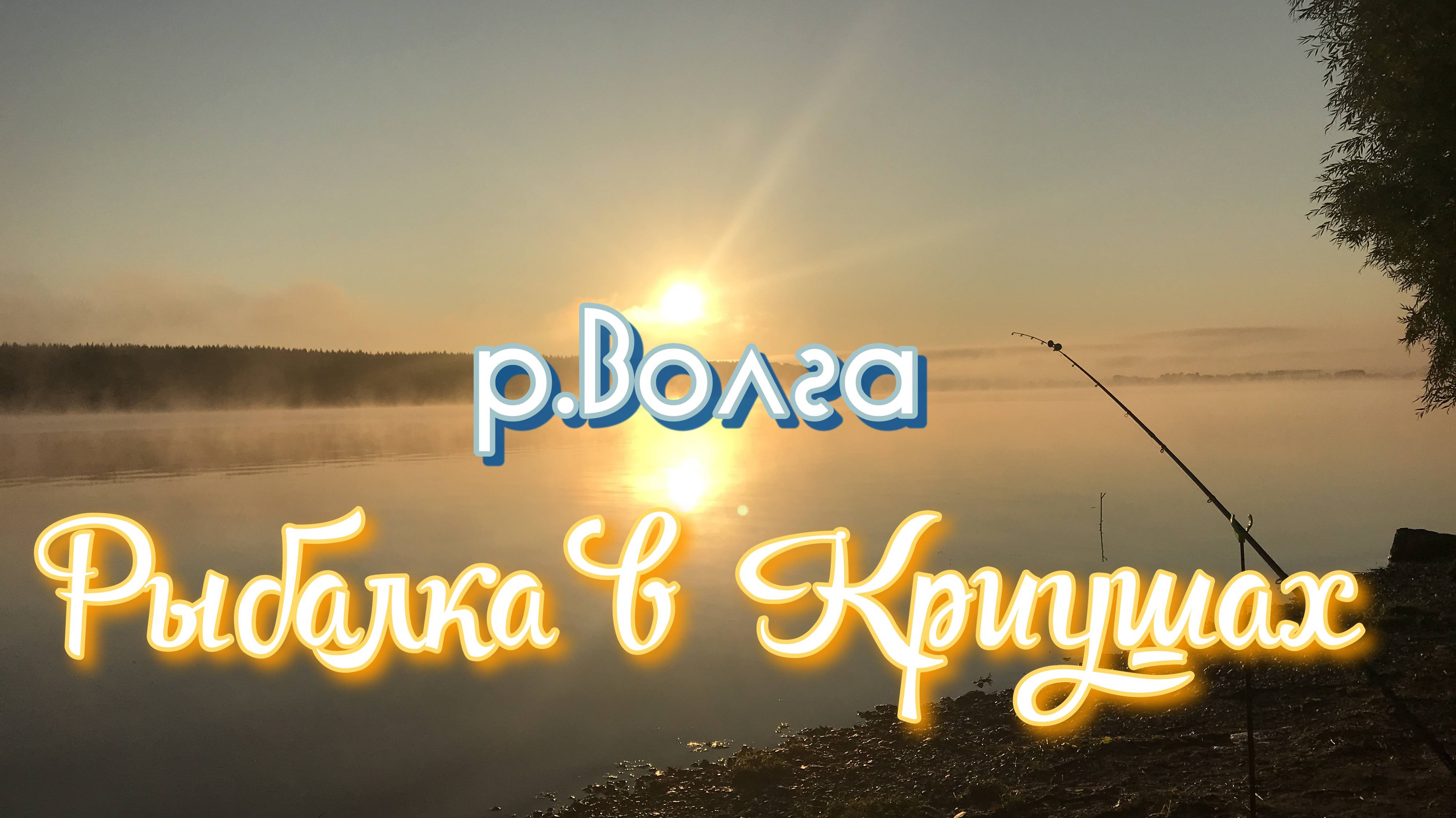 Рыбалка в Криушах. Волга Конец августа 2024.