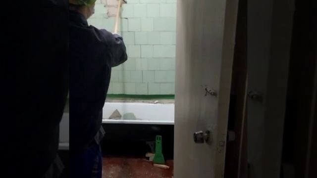 НОУ-ХАУ демонтаж старой плитки.