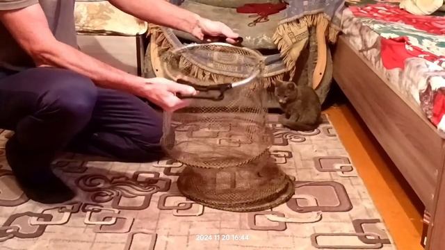 садок для рыбалки с ручками