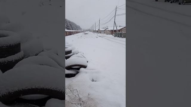 Рабочее утро снегопад 2025 года 3 января