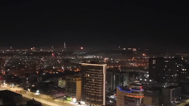 🎇 Первые минуты после курантов с высоты птичьего полёта. Привет 2025 год.
