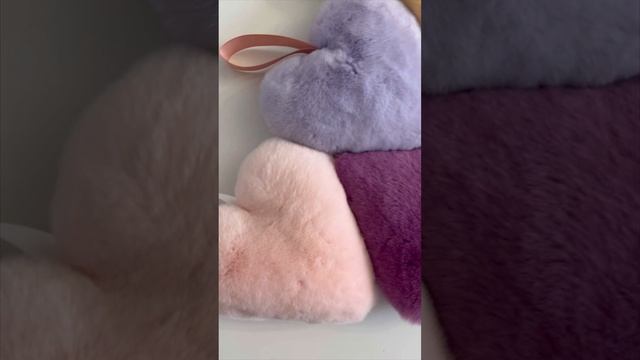 Сердца из натурального меха ручной работы от Мастерской OnlyFur #heart #handmade
