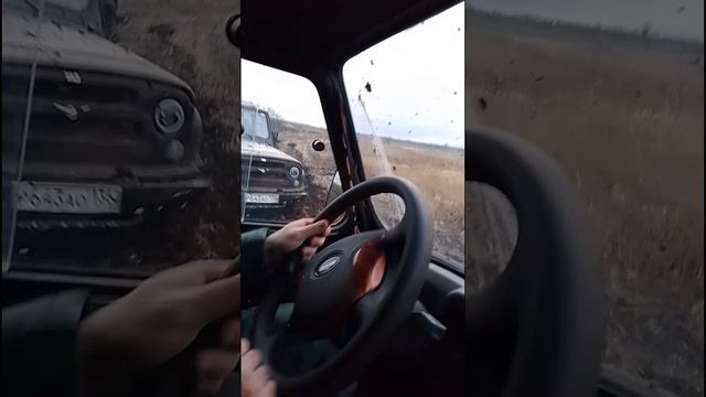 УАЗ Хантер, тест-драйв по грязи