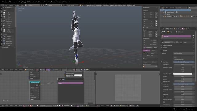 36_How to Quickly Add Rigged Characters into Blender using Adobe Fuse