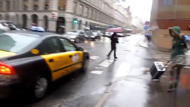Рига путь по Чака от Дома Москвы 10 5 2014