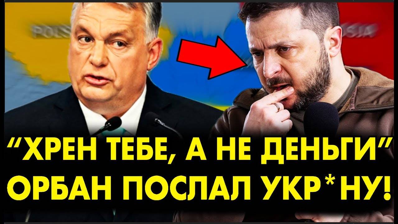 НЕ УРЫЛ, А ЗАКОПАЛ! ОРБАН СМАЧНО ПОСЛАЛ УКР＊＊НУ НА ТРИ БУКВЫ