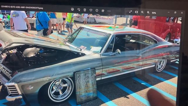 1967 Impala Box Art by Frank Cardoza info Below Plus Metal Flake Harley Update