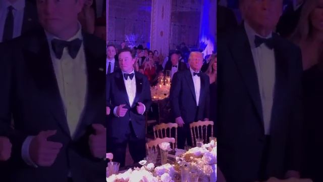 Илон Маск на Новый Год у Трампа.