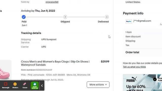 Ebay Crocs Event RUN!   Share and Hurry!6 1 22