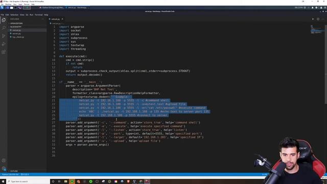 4 Intro to Replacing Netcat - Black Hat Python - ep. 4