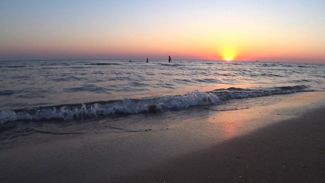 Море на закате. Релакс.