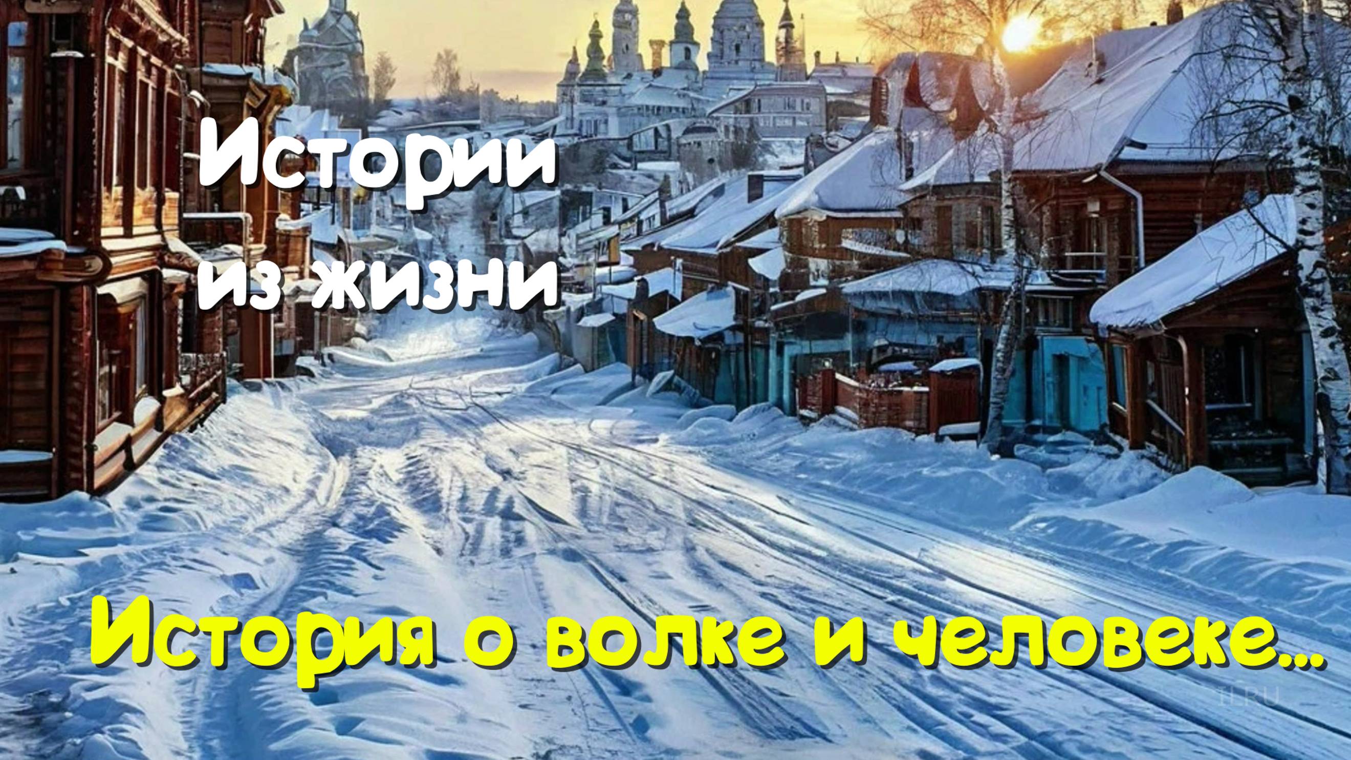 Интересная история о волке и человеке...