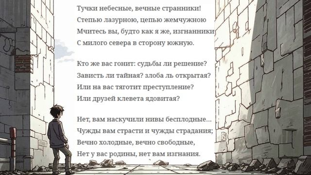 Лермонтов Тучи