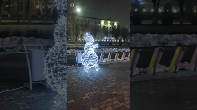 Елка в парке Абая
