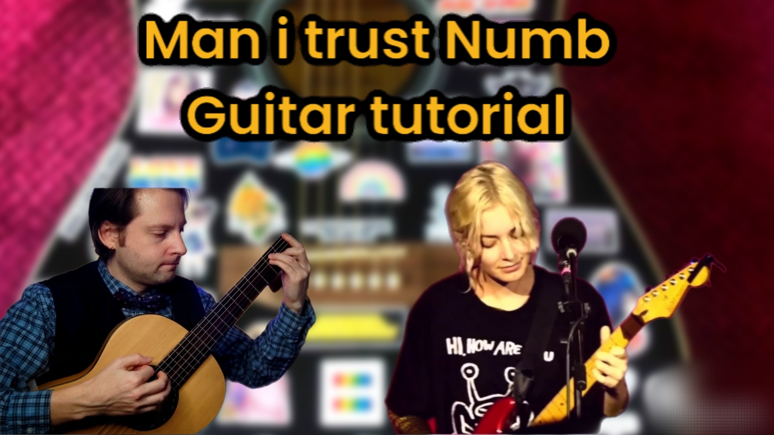 Man i trust Numb guitar tutorial