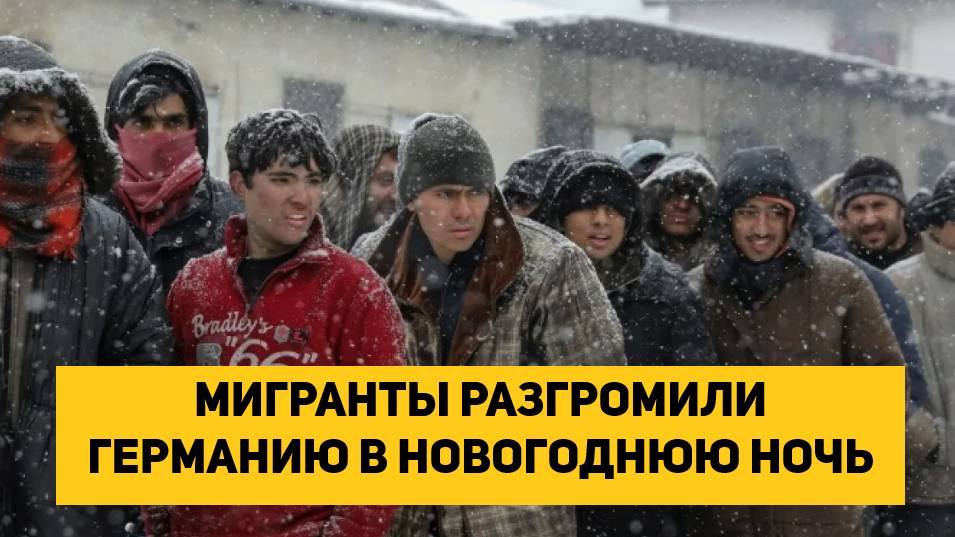 МИГРАНТЫ РАЗГРОМИЛИ ГЕРМАНИЮ В НОВОГОДНЮЮ НОЧЬ